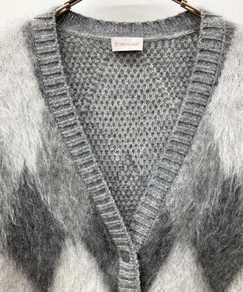 MONCLER（モンクレール）MONCLER (モンクレール) 厚手カーディガン グレー サイズ:ｘｓの古着・服飾アイテム