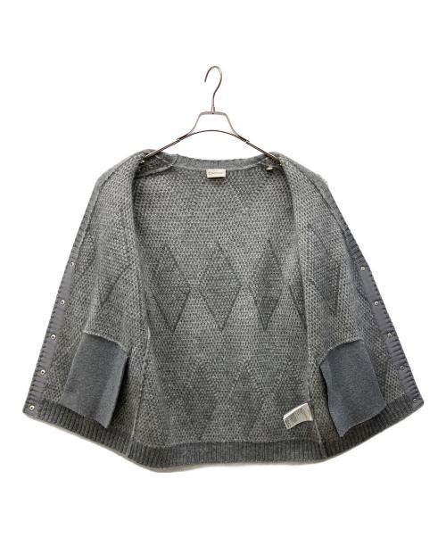 MONCLER（モンクレール）MONCLER (モンクレール) 厚手カーディガン グレー サイズ:ｘｓの古着・服飾アイテム