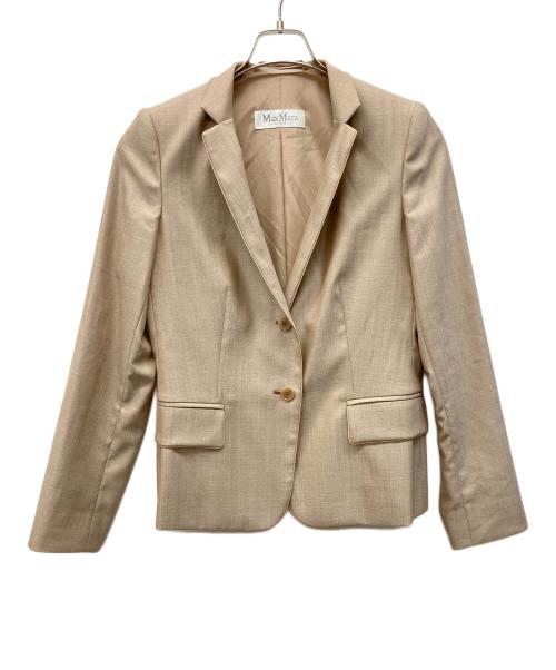 MaxMara（マックスマーラ）MaxMara (マックスマーラ) セットアップスーツ ベージュ サイズ:42の古着・服飾アイテム