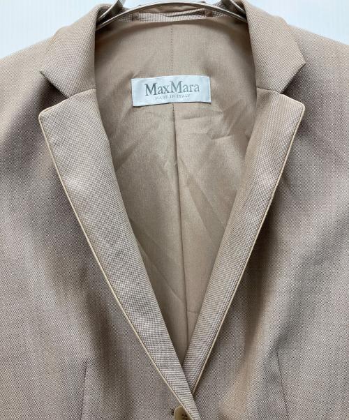 MaxMara（マックスマーラ）MaxMara (マックスマーラ) セットアップスーツ ベージュ サイズ:42の古着・服飾アイテム