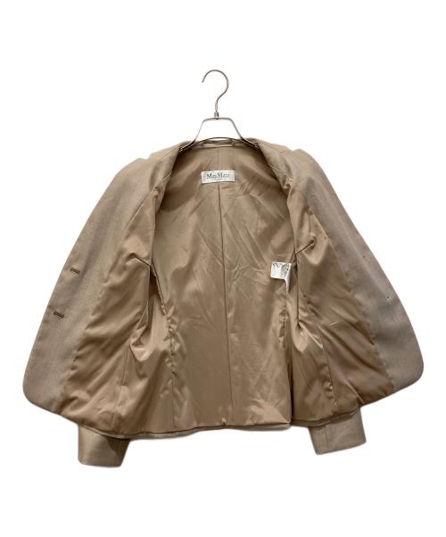 MaxMara（マックスマーラ）MaxMara (マックスマーラ) セットアップスーツ ベージュ サイズ:42の古着・服飾アイテム