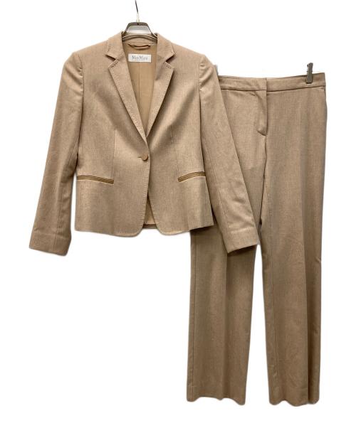 MaxMara（マックスマーラ）MaxMara (マックスマーラ) セットアップスーツ ベージュ サイズ:8の古着・服飾アイテム