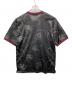 WILD SIDE YOHJI YAMAMOTO (ワイルドサイド ヨウジ ヤマモト) BlackEyePatch (ブラックアイパッチ) ゲームシャツ ブラック×レッド サイズ:ＸＬ：8000円