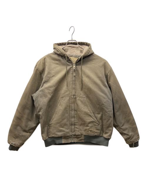 FIELDN FOREST（フィールド・アンド・フォレスト）FIELDN FOREST (フィールド・アンド・フォレスト) ダックジャケット オリーブ サイズ:ＸＬＲの古着・服飾アイテム