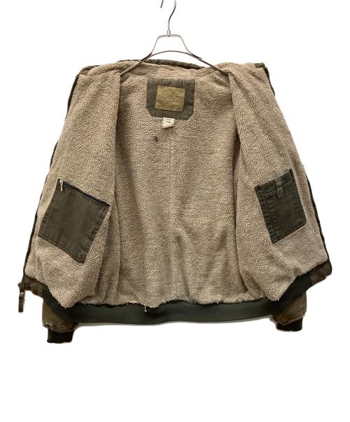 FIELDN FOREST（フィールド・アンド・フォレスト）FIELDN FOREST (フィールド・アンド・フォレスト) ダックジャケット オリーブ サイズ:ＸＬＲの古着・服飾アイテム