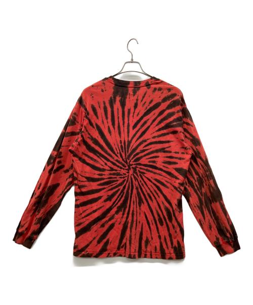 SUPREME（シュプリーム）SUPREME (シュプリーム) 長袖カットソー レッド×ブラック サイズ:M　　　　　　　　の古着・服飾アイテム