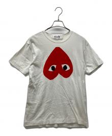 PLAY COMME des GARCONS（プレイコムデギャルソン）の古着「半袖カットソー」｜ホワイト