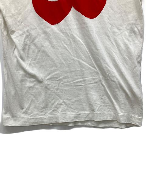 PLAY COMME des GARCONS（プレイコムデギャルソン）PLAY COMME des GARCONS (プレイコムデギャルソン) 半袖カットソー ホワイト サイズ:Mの古着・服飾アイテム