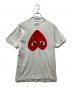 PLAY COMME des GARCONS（プレイコムデギャルソン）の古着「半袖カットソー」｜ホワイト