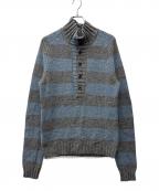 DOLCE & GABBANAドルチェ＆ガッバーナ）の古着「厚手ニット」｜ブルー×グレー