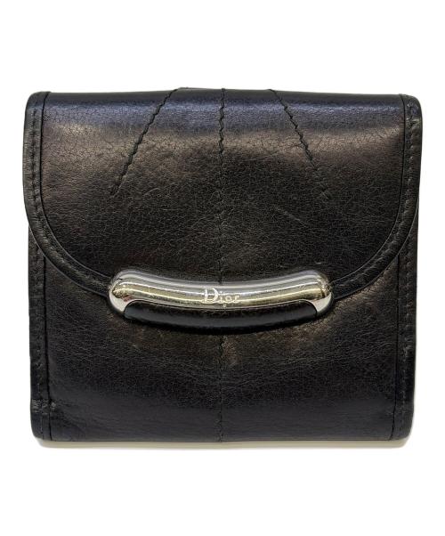 Christian Dior（クリスチャン ディオール）Christian Dior (クリスチャン ディオール) 2つ折り財布 ブラックの古着・服飾アイテム
