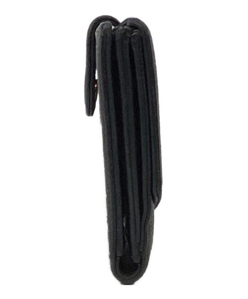 CHANEL（シャネル）CHANEL (シャネル) 3つ折り財布 ブラックの古着・服飾アイテム