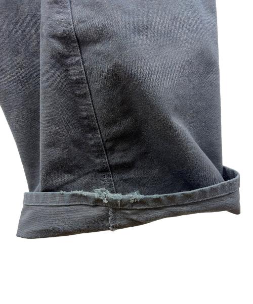 NVRFRGT（ネヴァーフォーゲット）NVRFRGT (ネヴァーフォーゲット) Curved Leg Double Knee Work Pants ブラック サイズ:2の古着・服飾アイテム