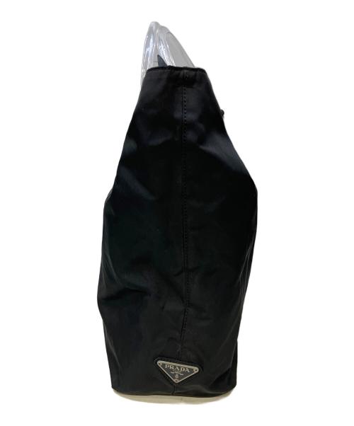 PRADA（プラダ）PRADA (プラダ) プラスチックハンドルトートバッグ ブラックの古着・服飾アイテム