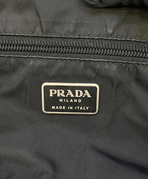 PRADA（プラダ）PRADA (プラダ) プラスチックハンドルトートバッグ ブラックの古着・服飾アイテム