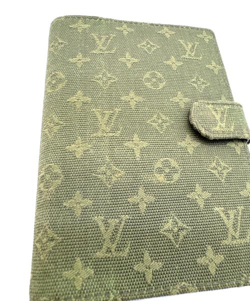 LOUIS VUITTON（ルイ ヴィトン）LOUIS VUITTON (ルイ ヴィトン) 手帳カバー/アジェンダPM グリーンの古着・服飾アイテム