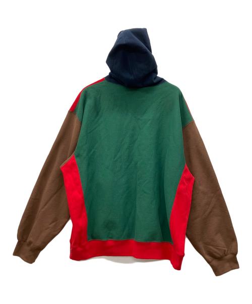 SUPREME（シュプリーム）SUPREME (シュプリーム) プルオーバーパーカー レッド×ブラウン×ネイビー×グリーン サイズ:XXLの古着・服飾アイテム