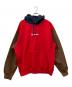 SUPREME（シュプリーム）の古着「プルオーバーパーカー」｜レッド×ブラウン×ネイビー×グリーン