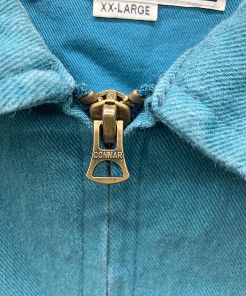 HOUSTON（ヒューストン）HOUSTON (ヒューストン) デニムジップジャケット グリーン サイズ:XXLの古着・服飾アイテム