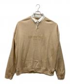 FOG ESSENTIALSフィアオブゴッド エッセンシャル）の古着「ワッフル長袖カットソー」｜ベージュ×ホワイト