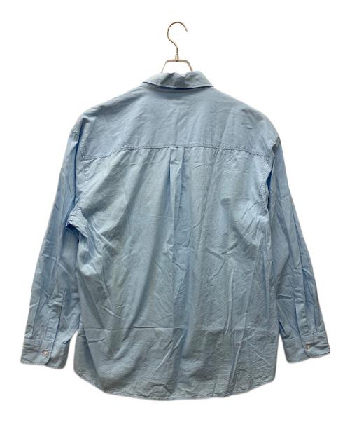 ZARA（ザラ）ZARA (ザラ) Harry Lambert (ハリー・ランバート) 刺繍入り長袖シャツ ライトブルー サイズ:XLの古着・服飾アイテム