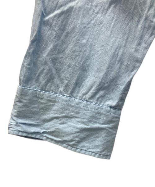 ZARA（ザラ）ZARA (ザラ) Harry Lambert (ハリー・ランバート) 刺繍入り長袖シャツ ライトブルー サイズ:XLの古着・服飾アイテム