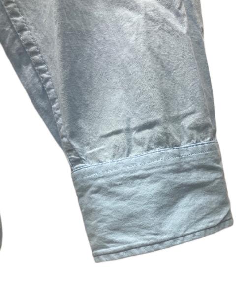 ZARA（ザラ）ZARA (ザラ) Harry Lambert (ハリー・ランバート) 刺繍入り長袖シャツ ライトブルー サイズ:XLの古着・服飾アイテム