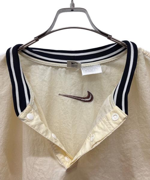 NIKE（ナイキ）NIKE (ナイキ) ナイロンゲームシャツ ベージュ×ブラック サイズ:XXLの古着・服飾アイテム