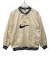 NIKE（ナイキ）の古着「ナイロンゲームシャツ」｜ベージュ×ブラック