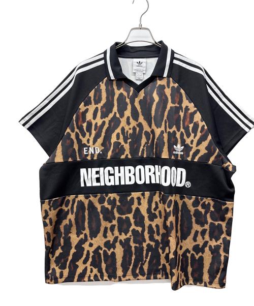 end.（エンド）end. (エンド) adidas (アディダス) NEIGHBORHOOD (ネイバーフッド) 半袖カットソー ブラック×ブラウン サイズ:2XLの古着・服飾アイテム