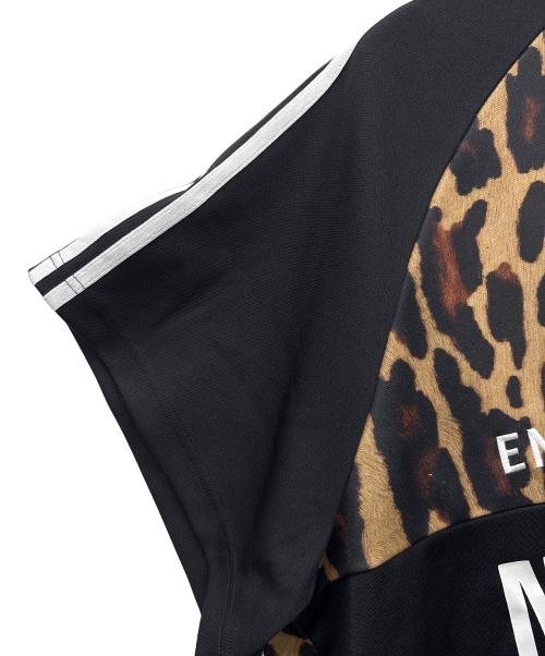 end.（エンド）end. (エンド) adidas (アディダス) NEIGHBORHOOD (ネイバーフッド) 半袖カットソー ブラック×ブラウン サイズ:2XLの古着・服飾アイテム