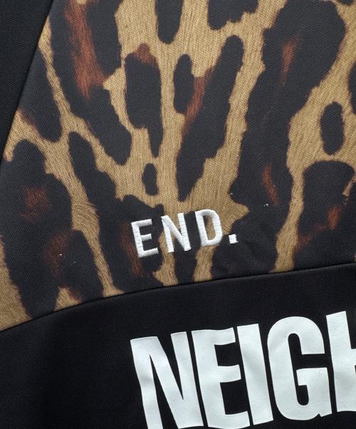 end.（エンド）end. (エンド) adidas (アディダス) NEIGHBORHOOD (ネイバーフッド) 半袖カットソー ブラック×ブラウン サイズ:2XLの古着・服飾アイテム