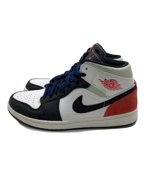 NIKE（ナイキ）NIKE (ナイキ) ミッドカットスニーカー ホワイト×ブラック×グリーン×レッド サイズ:28.5cmの古着・服飾アイテム