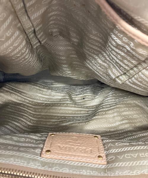 PRADA（プラダ）PRADA (プラダ) ハンドバッグ ライトブラウンの古着・服飾アイテム