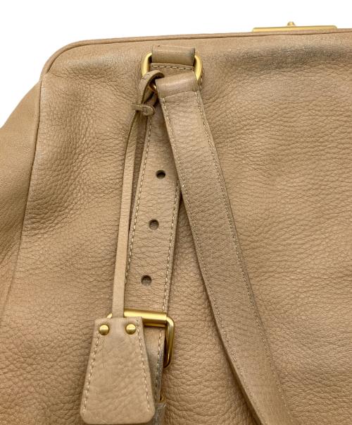 PRADA（プラダ）PRADA (プラダ) ハンドバッグ ライトブラウンの古着・服飾アイテム