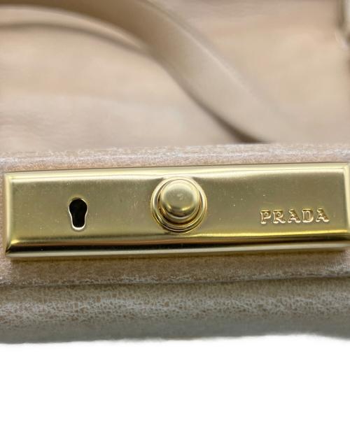 PRADA（プラダ）PRADA (プラダ) ハンドバッグ ライトブラウンの古着・服飾アイテム