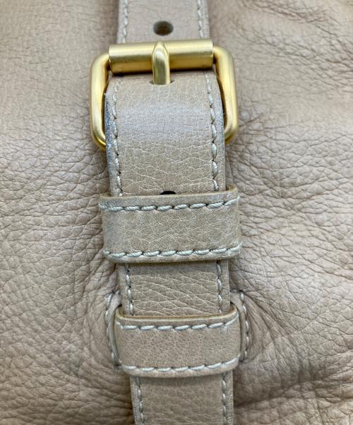 PRADA（プラダ）PRADA (プラダ) ハンドバッグ ライトブラウンの古着・服飾アイテム