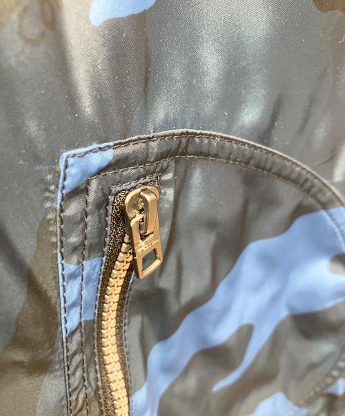 COACH（コーチ）COACH (コーチ) ナイロンジャケット ブルー×ネイビー サイズ:Ｍの古着・服飾アイテム