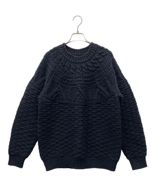 BATONER（バトナ―）BATONER (バトナ―) 厚手ニット ネイビー サイズ:2の古着・服飾アイテム