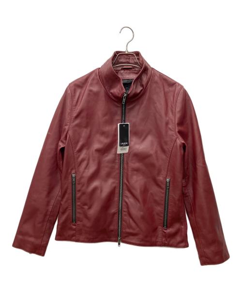 Liugoo Leathers（リューグーレザーズ）Liugoo Leathers (リューグーレザーズ) レザージャケット レッド サイズ:Lの古着・服飾アイテム