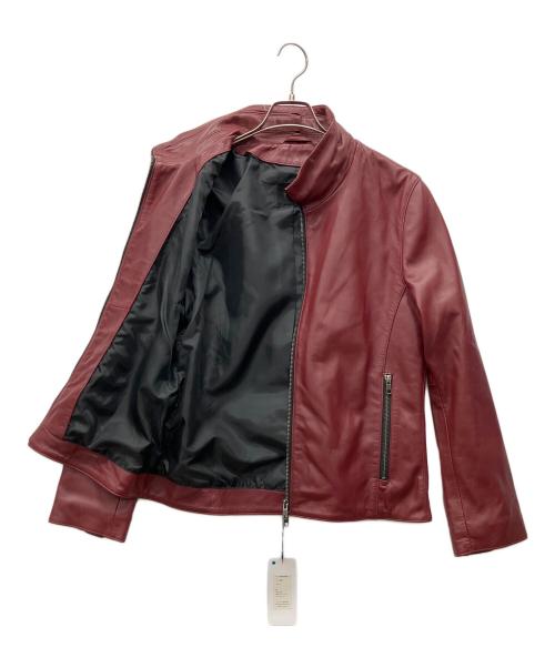 Liugoo Leathers（リューグーレザーズ）Liugoo Leathers (リューグーレザーズ) レザージャケット レッド サイズ:Lの古着・服飾アイテム