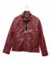 Liugoo Leathers（リューグーレザーズ）の古着「レザージャケット」｜レッド