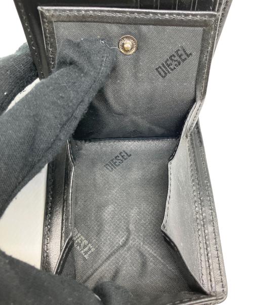 DIESEL（ディーゼル）DIESEL (ディーゼル) 2つ折り財布 ブラックの古着・服飾アイテム