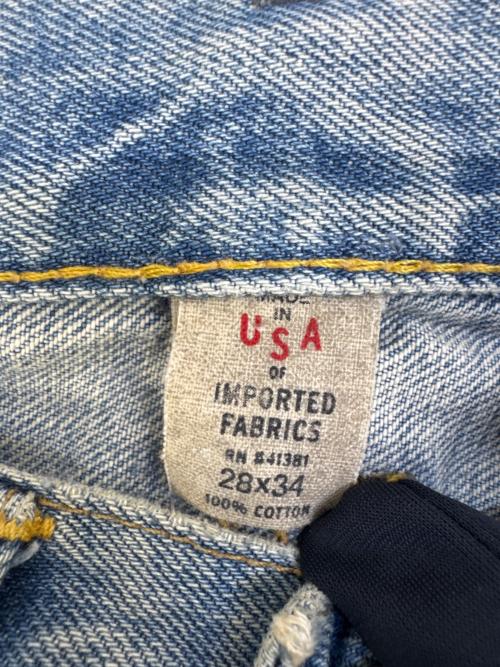 RRL（ダブルアールエル）RRL (ダブルアールエル) デニムパンツ インディゴ サイズ:28×34の古着・服飾アイテム