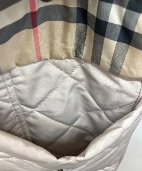 BURBERRY（バーバリー）BURBERRY (バーバリー) キルティング中綿コート ベージュ サイズ:SIZE 9の古着・服飾アイテム