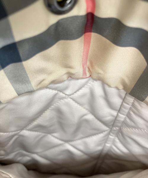 BURBERRY（バーバリー）BURBERRY (バーバリー) キルティング中綿コート ベージュ サイズ:SIZE 9の古着・服飾アイテム
