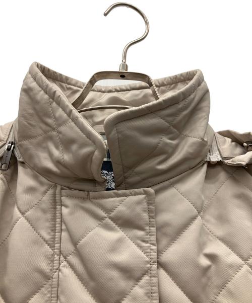 BURBERRY（バーバリー）BURBERRY (バーバリー) キルティング中綿コート ベージュ サイズ:SIZE 9の古着・服飾アイテム