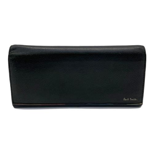 PAUL SMITH（ポールスミス）PAUL SMITH (ポールスミス) 長財布 ブラックの古着・服飾アイテム