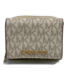 MICHAEL KORS（マイケルコース）の古着「3つ折り財布」｜ホワイト