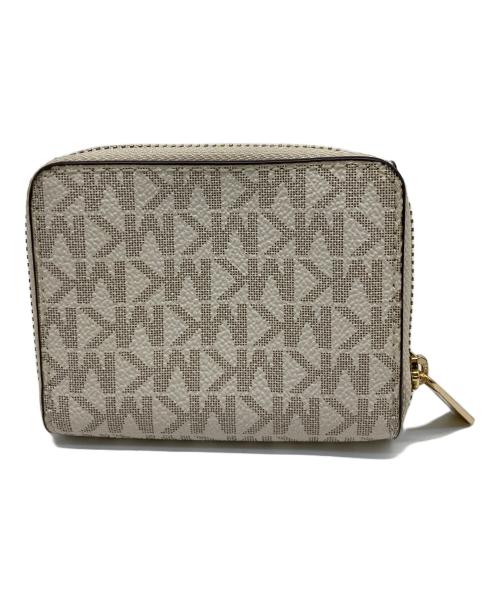 MICHAEL KORS（マイケルコース）MICHAEL KORS (マイケルコース) 3つ折り財布 ホワイトの古着・服飾アイテム